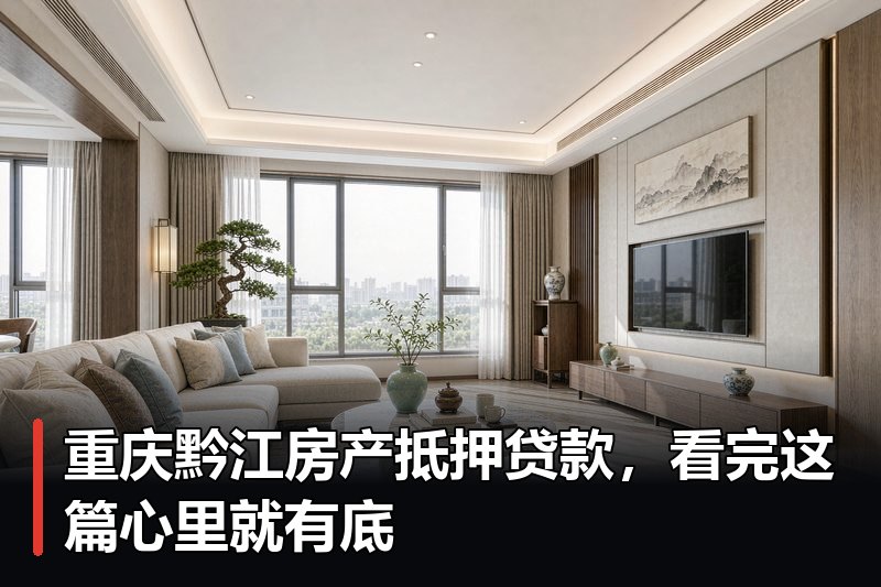 重庆黔江房产抵押贷款,看完这篇心里就有底 重庆黔江房产抵押贷款,看完这篇心里就有底