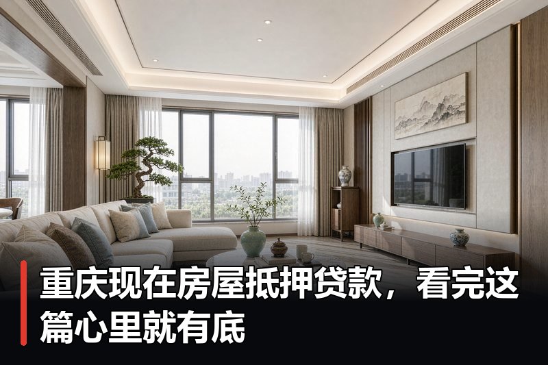 重庆现在房屋抵押贷款,看完这篇心里就有底 重庆现在房屋抵押贷款,看完这篇心里就有底