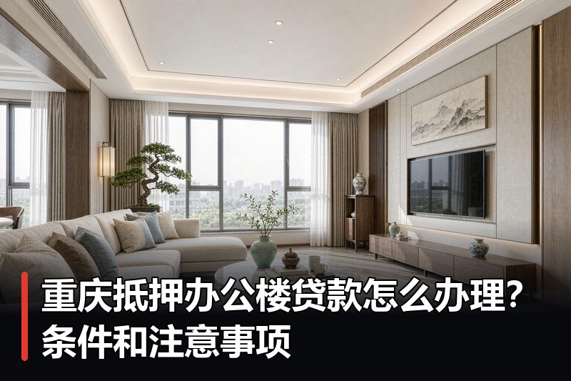 重庆抵押办公楼贷款怎么办理?条件和注意事项 重庆抵押办公楼贷款怎么办理?条件和注意事项
