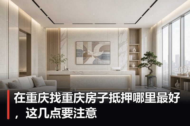 在重庆找重庆房子抵押哪里最好，这几点要注意