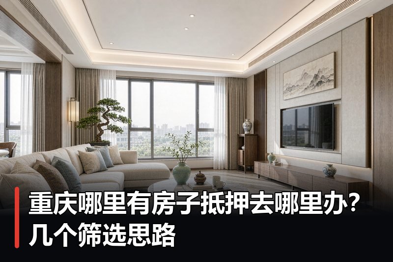 重庆哪里有房子抵押去哪里办?几个筛选思路 重庆哪里有房子抵押去哪里办?几个筛选思路