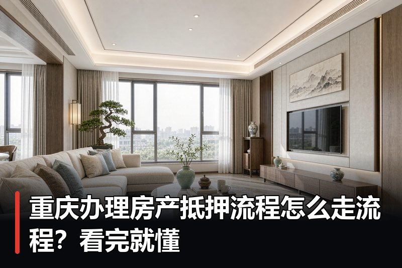 重庆办理房产抵押流程怎么走流程?看完就懂 重庆办理房产抵押流程怎么走流程?看完就懂