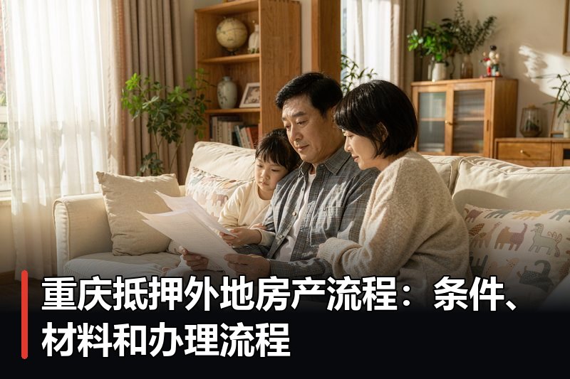 重庆抵押外地房产流程：条件、材料和办理流程