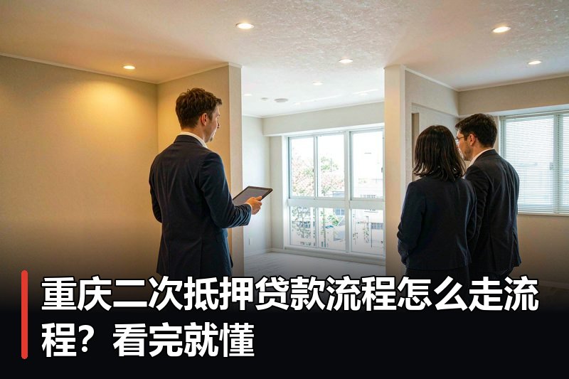 重庆二次抵押贷款流程怎么走流程？看完就懂